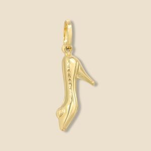 14K Gold Heel Shoe Charm Pendant | Elegant High Heel Jewelry by Tehrani Jewelry